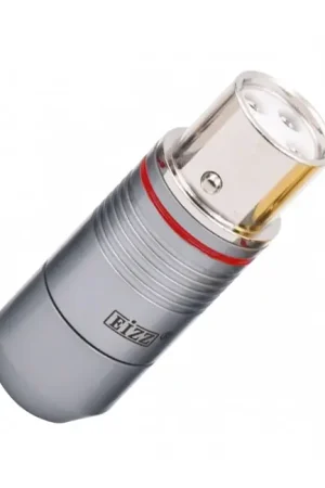 EIZZ EZ-205F Connecteur XLR Femelle 3 Pôles PTFE Plaqué Platine Ø9mm Rouge (Unité) | Achetez dès aujourd'hui
