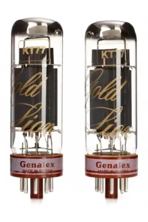 Disponible à la commande | GENALEX GOLD LION KT77 Tubes Platinum (Paire Appairée)