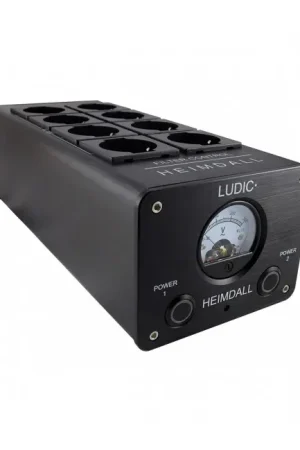 Offre - LUDIC HEIMDALL Distributeur Secteur Filtré 8 Prises Schuko Aluminium Noir
