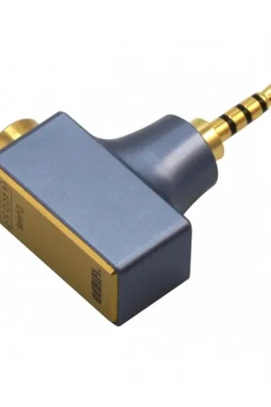 Soldes | DD DJ44B MKII Adaptateur Jack 4.4mm Symétrique Femelle vers Jack 2.5mm Symétrique Mâle Plaqué Or