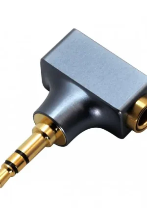 DD DJ44C MKII Adaptateur Jack 4.4mm Symétrique Femelle vers Jack 3.5mm Asymétrique Mâle Plaqué Or - Dernier arrivage