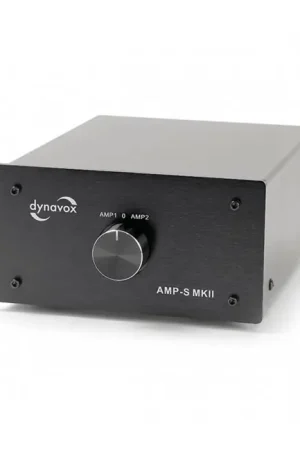 Tout nouveau | DYNAVOX AMP-S MKII Commutateur Sélecteur Audio pour Enceintes / Amplificateurs Noir