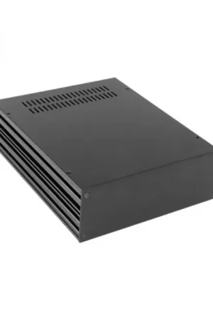 Retour gratuit | HIFI 2000 Boitier 3mm GX288 80x230x280 Façade Noire