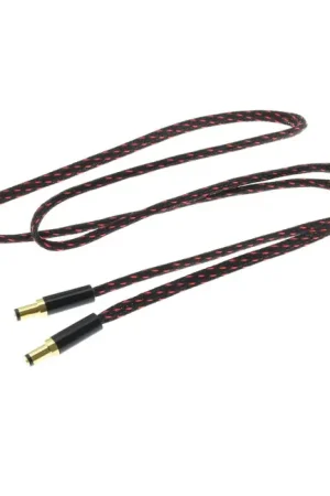 Câble d'Alimentation Jack DC 2.1mm Plaqué Or 0.5m - Qualité premium