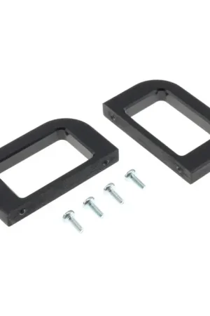 HIFI 2000 Poignées Aluminium 2U Noir (La paire) | Promo exceptionnelle
