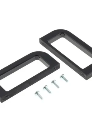 HIFI 2000 Poignées Aluminium 3U Noir (La paire) - Prix cassé