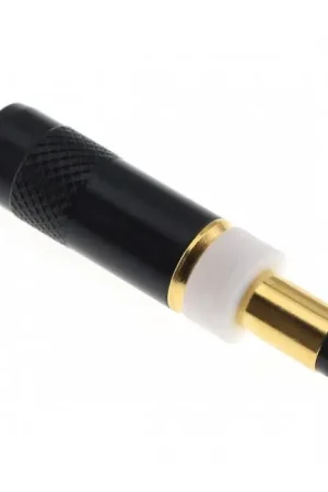 ELECAUDIO DCT-2.5G Connecteur Jack DC 5.5/2.5mm Mâle Cuivre Tellurium Plaqué Or 3µ - Nouveau produit