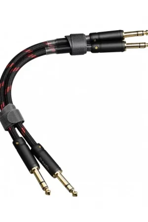 TOPPING TCT1 Câble de Modulation Jack 6.35mm TRS Symétrique Cuivre OCC 25cm (La paire) | Dernière chance