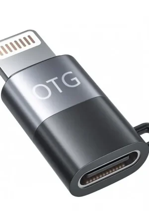 HIDIZS LT03 Adaptateur Lightning Mâle vers USB-C Femelle Plaqué Or | Nouveau au catalogue