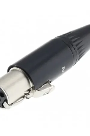 Prix réduit | REAN NEUTRIK RT3FC-B Connecteur Mini XLR 3 Pôles Femelle Plaqué Or Ø4mm