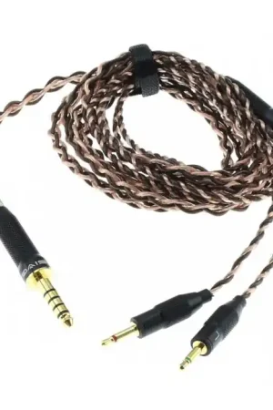 Qualité supérieure - SIVGA Câble pour Casque Jack 4.4mm Symétrique vers 2x Jack 2.5mm Mono Cuivre OCC 6N 1.8m