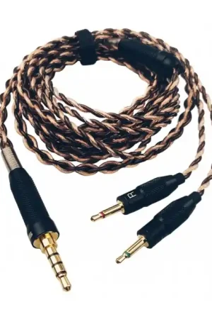 Prix en baisse - SIVGA Câble pour Casque Jack 3.5mm Symétrique vers 2x Jack 2.5mm Mono Cuivre OCC 6N 1.8m