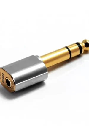 DD DJ65A Adaptateur Jack 6.35mm Mâle vers Jack 3.5mm Femelle Plaqué Or | Jusqu'à épuisement des stocks