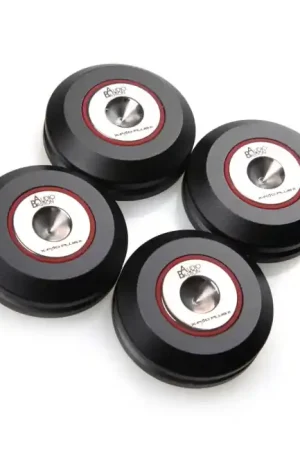 Premium - AUDIO BASTION X-PAD PLUS II Contrepointes Aluminium Acier Inoxydable Ø50mm (Set x4)