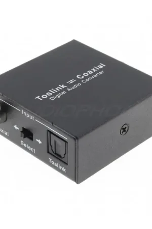 Qualité supérieure - Adaptateur Convertisseur SPDIF Optique Toslink/Coaxial vers Toslink/Coaxial