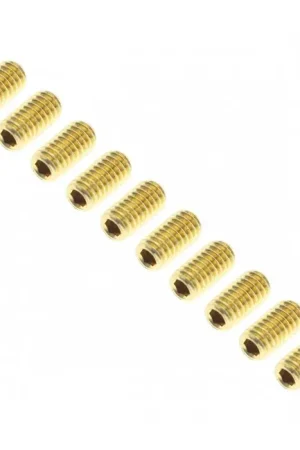 Vis Sans Tête Acier BTR M4x8mm Or (x10) | Qualité premium