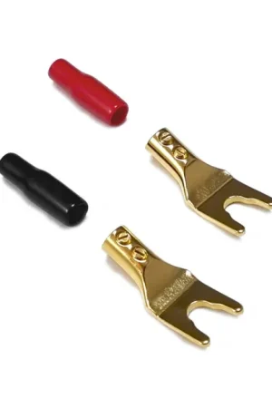 Fin de série - ATOHM WT-FC33G Fourches Cuivre Pur Plaqué Or (La paire)