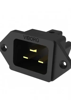 Nouveauté - VIBORG VI20G Embase IEC C20 Cuivre Plaqué Argent / Or Ø4.6mm