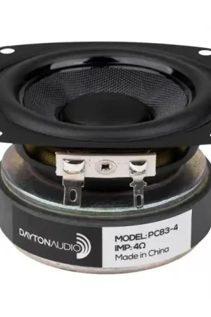 Aujourd'hui seulement - DAYTON AUDIO PC83-4 Haut-Parleur Large Bande 30W 4Ω 86.8dB 80Hz-20kHz Ø7.6cm