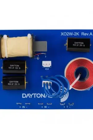 Offre bientôt terminée | DAYTON AUDIO XO2W-2K Filtre Haut-Parleurs 2 Voies 2000Hz