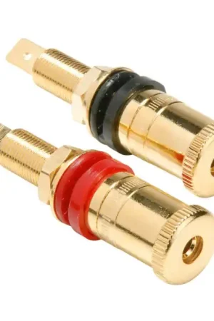 DAYTON AUDIO BPP-G Borniers Enceintes Plaqués Or (La paire) - Paiement sécurisé