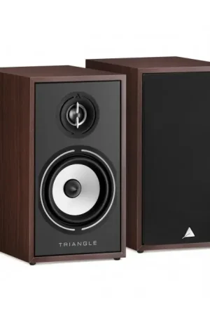 TRIANGLE BOREA BR02 Enceintes Bibliothèque 80W 89dB 51Hz-22kHz Noyer (La paire) - Expédition express