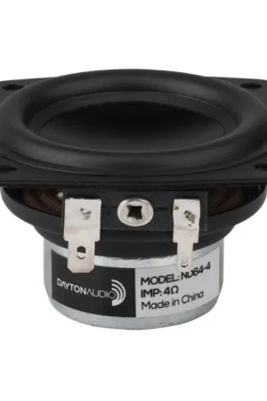 Meilleur prix - DAYTON AUDIO ND64-4 Haut-Parleur Large Bande 15W 4 Ohm 85dB 100Hz-20kHz Ø6.3cm