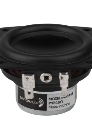 Super offre | DAYTON AUDIO ND64-16 Haut-Parleur Large Bande 15W 16 Ohm 80dB 100Hz-20kHz Ø6.3cm