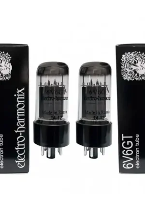 ELECTRO HARMONIX 6V6 Tubes de Puissance Tétrode (Paire Appairée) - Retour facile