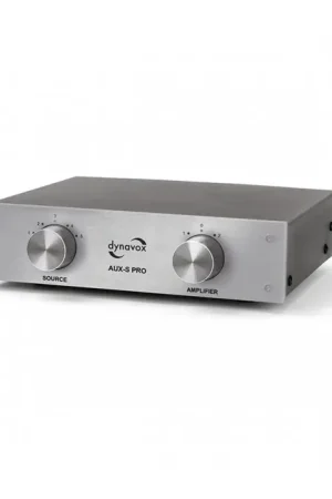 DYNAVOX AUX-S PRO Commutateur Sélecteur Audio pour Entrées / Sorties RCA Argent - Nouveau lancement