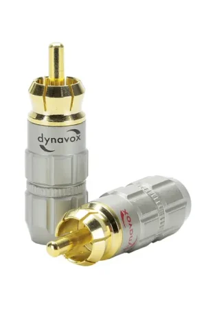 Promotion - DYNAVOX Connecteurs RCA Plaqué Or Ø4mm (Set x4)