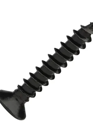 Livraison express - Vis à Bois Tête Fraisée Cruciforme M3x8mm Acier au Carbone Noire (x10)