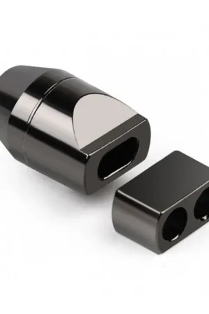 Très populaire | Splitter Aluminium 1x6mm vers 2x3.4mm Noir