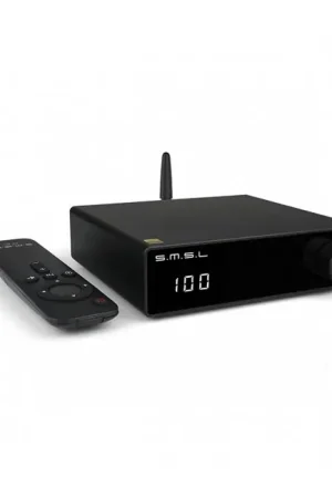 SMSL DO100 DAC 2x ES9038Q2M XMOS Bluetooth 5.0 aptX HD LDAC 32bit 768kHz DSD512 - Prix usine
