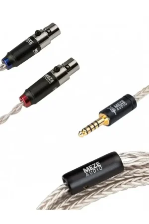 Profitez-en | MEZE Câble de Modulation Symétrique Jack 4.4mm vers 2x Mini XLR Cuivre PCUHD Plaqué Argent 1.3m