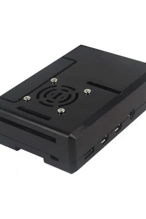 Boîtier Plastique ABS pour Raspberry Pi 4 Noir | En stock