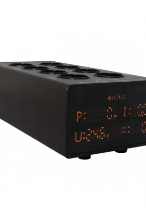 LUDIC KRATOS Distributeur Secteur Filtré 6 Prises Filtrées + 2 Prises Directes Schuko Noir - Retour gratuit