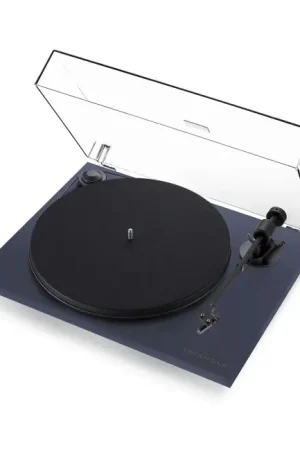 Offre spéciale - TRIANGLE Platine Vinyle 33 et 45 Tours Ortofon OM-10E Bleu Abysse