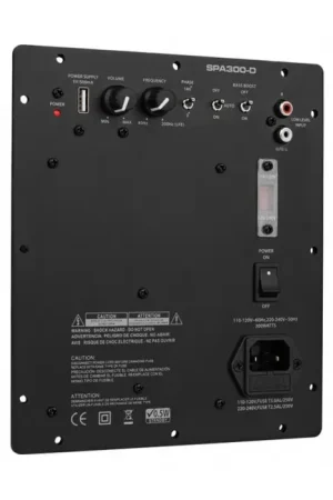 Tout juste ajouté - DAYTON AUDIO SPA300-D Amplificateur Class D pour Subwoofer 300W 20Hz-200Hz