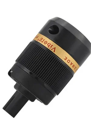 VIBORG VF508R Connecteur IEC C7 Cuivre OFC Plaqué Argent / Rhodium Ø19mm | Offre à durée limitée