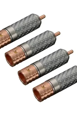 VIBORG VR108 Connecteurs RCA Cuivre Ø10mm (Set x4) | Best-seller