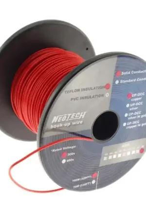 NEOTECH SOCT-28 Fil de Câblage Cuivre UP-OCC PTFE 0.08mm² | Expédition immédiate