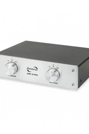 DYNAVOX AMP-S PRO Commutateur Sélecteur Audio pour Enceintes / Amplificateurs Argent - Remise supplémentaire