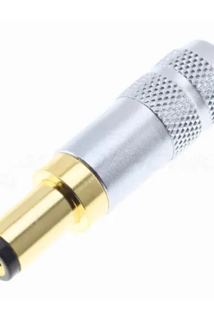 Tout juste ajouté | Connecteur Jack DC 5.5/2.1mm Mâle Plaqué Or Ø6mm
