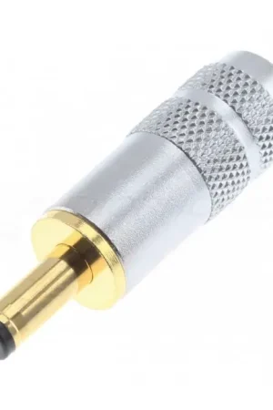 Coup de cœur - Connecteur Jack DC 3.5/1.3mm Mâle Plaqué Or Ø6mm