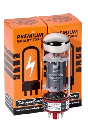 Nouveau au catalogue - TAD 6L6GCM-STR REDBASE Tubes de Puissance Pentode (Paire Appairée)