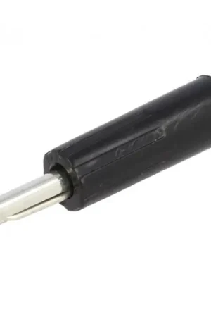 DELTRON Fiche Banane Plaqué Nickel Noir Ø7mm (Unité) | Super offre