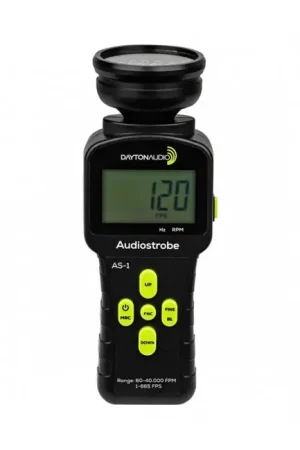 DAYTON AUDIO AUDIOSTROBE AS-1 Analyseur de Haut-Parleur Lumineux Stroboscopique 1000 Lumens 1-665 FPS | Retour facile