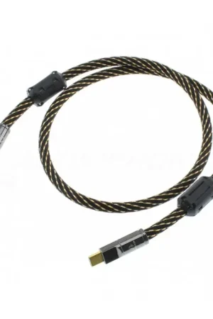ATAUDIO L-4E6S Câble USB-C Mâle vers USB-C Mâle Cuivre OFC Plaqué Or 0.75m - Plus que quelques articles