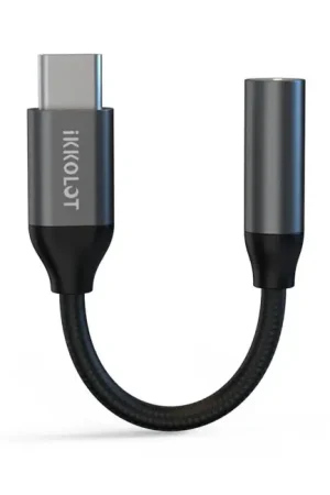 IKKO LOT Adaptateur DAC USB-C Mâle vers Jack 3.5mm Femelle 16bit 48kHz - Tout juste disponible